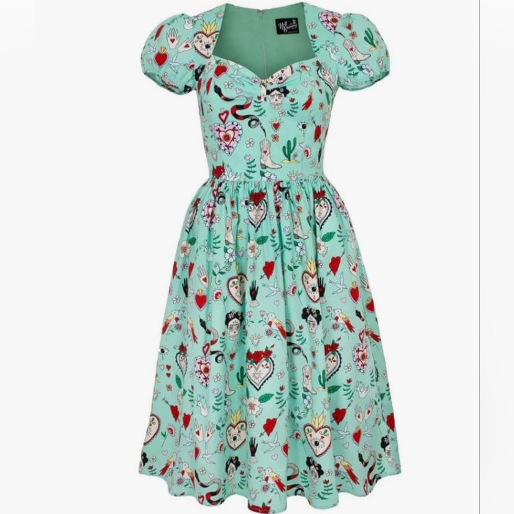 NWT Hell Bunny Rockabilly Dress Large